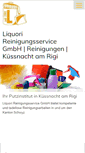 Mobile Screenshot of liquorireinigungsservice.ch